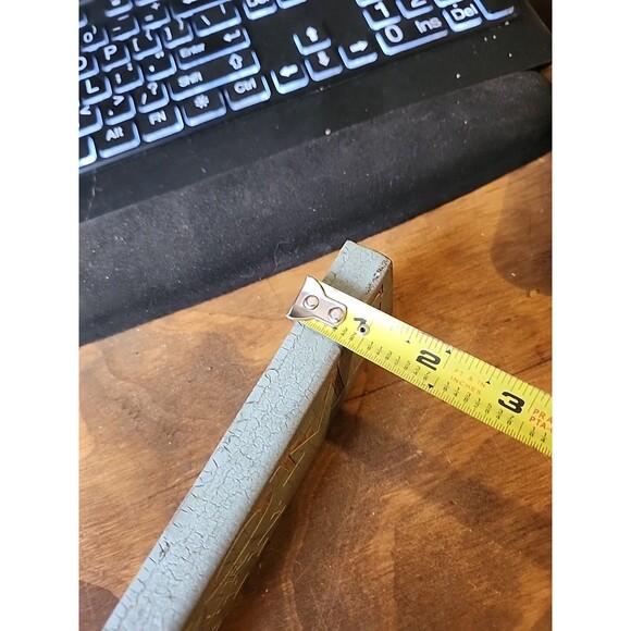 Welcome to Our Cabin Wood Sign Blue Brown Rustic Lodge Decor Wall Hanging - Picture 6 of 7